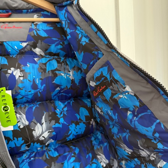 Robert Graham Gray Puffer Jacket - Picture 3 of 7